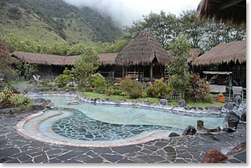 Relaxing at the hot springs of Termas Papallacta