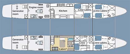 Lower deck