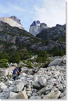 Hiking in the Andes