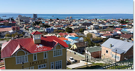Arriving in Punta Arenas