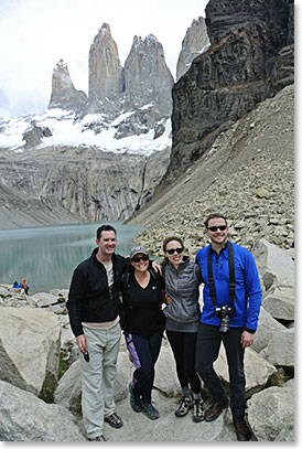 The famous towers of Torres del Paine