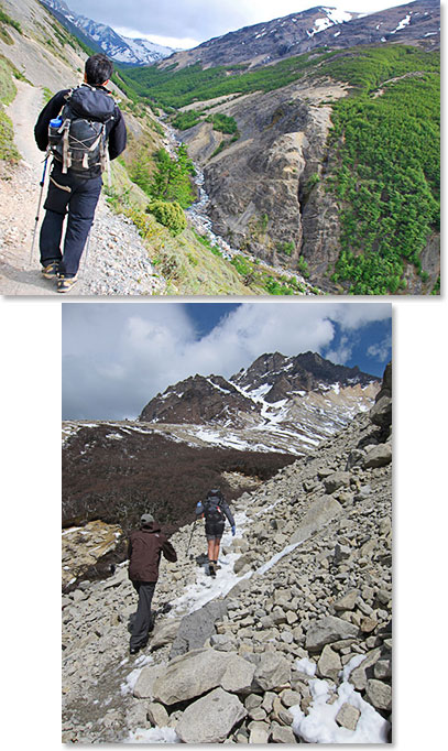 Hiking in Torres del Paine