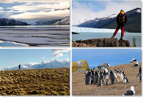 Spectacular views of Patagonia scenery