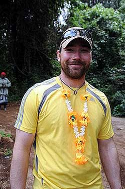 Steve is happy and healthy after his Kili conquest