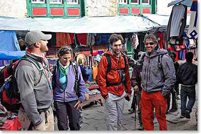 Shopping in Namche Bazaar