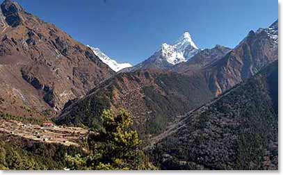 A view of Ama Dablam