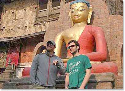 Guy and Thom in Kathmandu