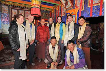 BAI team with the Rinpoche