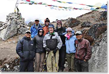 Everest base camp teck team