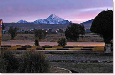 Our Hotel, The Europa, is in the center of La Paz, elevation 12,000 feet above sea level.