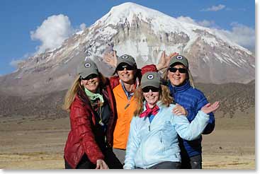 Before we went up to attempt Sajama, the