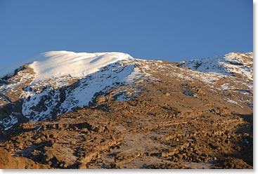 View from high camp