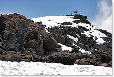 Uhuru Peak, our goal! 