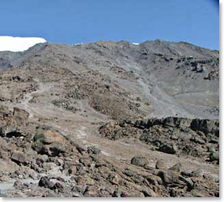 Trail up to Stella Point