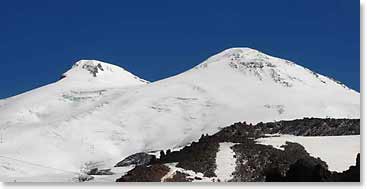Views of Elbrus on a clearer day