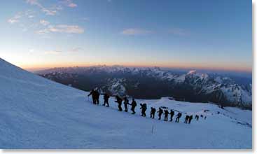 Berg Adventures team climb Mt. Elrus