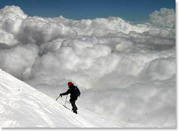 Getting high above the clouds