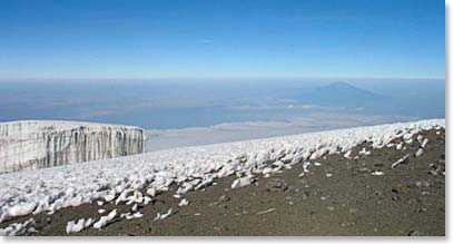 Wondrous views from the top of Kilimanjaro
