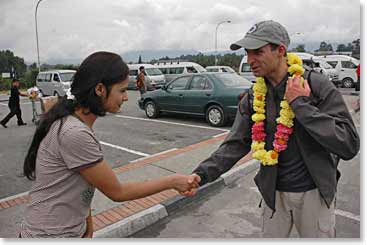 After arriving in Kathmandu, Jerome Santa was picked up by BAI’s correspondent, Shital and then transferred to the Yak and Yeti hotel to get ready for his Gosaikunda Trek.