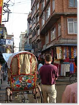 Shopping in the streets of Thamel 