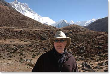 Mitchell gets closer and closer to Everest Base Camp