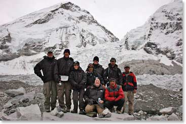 The Team at Everest Base Camp!