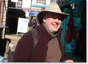 'Wonderful Memories', Mitchell in Namche