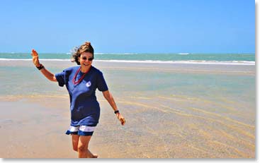 Dalva has some fun on her BAI adventure