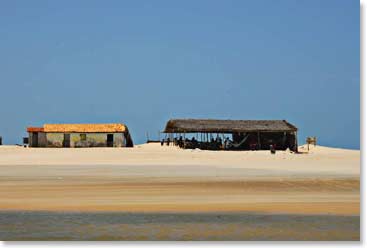 A typical beach town along the way