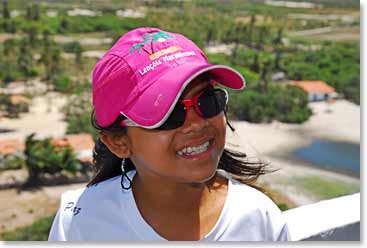 A charming young girl offered to be our guide as we strolled the streets in the village of Mandacaru