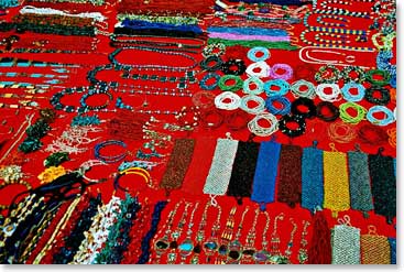 Local handicrafts and colorful jewelry are what make the Otavalo Market so extraordinary