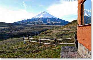 The team will get some well deserved rest after their summit at the comfortable Tambopaxi Hut