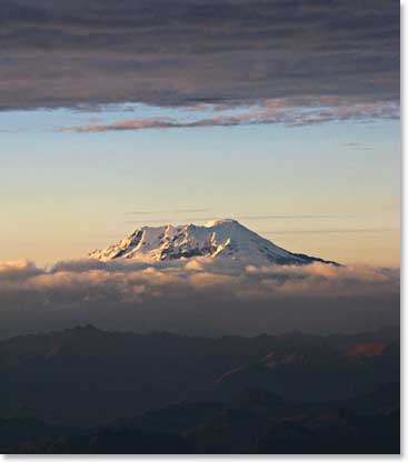 Climbing high on the volcanoes always brought us fabulous views