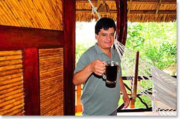 Marcelo first came to the resort with no training as a waiter. He started out a little nervous and with trembling hands but now he is known as the “James Bond” of waiters. He is always attentive to peoples tastes and needs and it’s been a pleasure to spend time with him