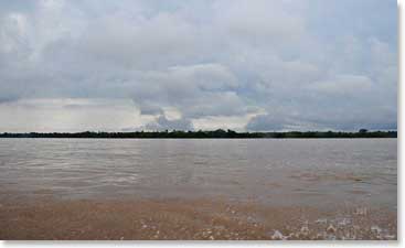 The water of the Amazon Basin is massive in scale