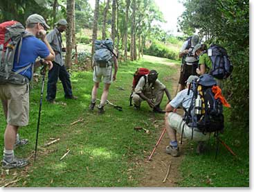 Team gets together for an orientation meeting before heading off to Mt.Meru