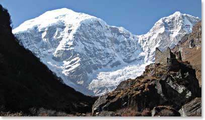 View of Chomolhari from Jangotang