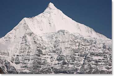 Stunning views of Jitchu Drake 22,473 ft/ 6,850 m