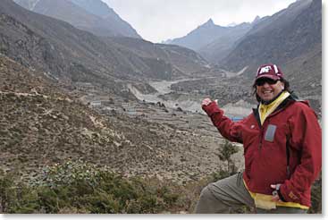 When he heard the Tibet border was not far from Thame, Mountaineer Rob Dunn's instincts were to start hitching
