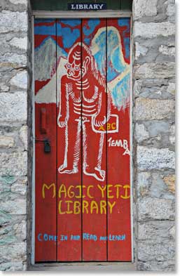 The Magic Yeti Library at Hillary School