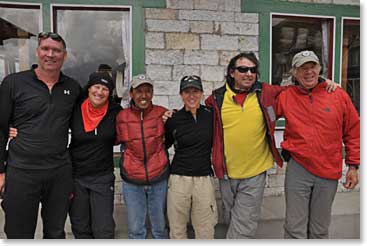 As we descended from Base Camp, Steve made the comment that the people we’ve met on this trip have been like a “who’s who” of well known mountaineers. One easy going, fun character we met was Apa Sherpa, who has summited Everest 18 times and will try for number 19 in the next few days.