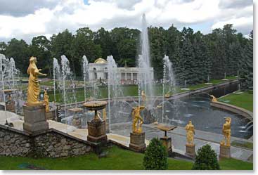 Peterhof is one of St. Petersburg's most famous palace also known as
