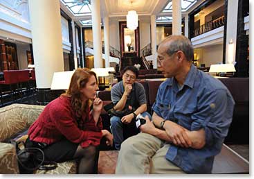 Dave interview Lina about her fascinating career in academics, and tourism... Wilson sits in