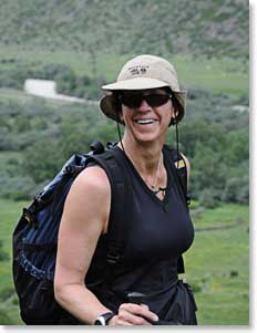 Terri on our Gumuchi Valley hike