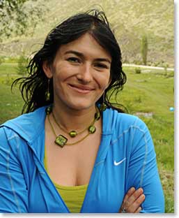 Karina Mezova has been working as a mountain guide with Berg Adventures on many Elbrus climbs