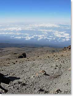 View along the way to the crater rim
