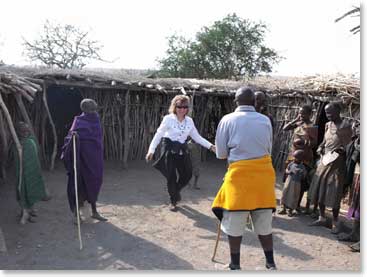 Dancing lesson for Marjorie