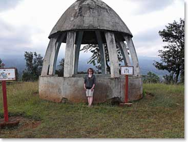 One of the many sites along her safari (journey)