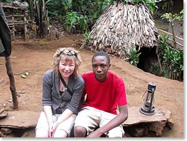 Marjorie has made many friends on her trip