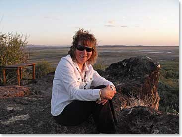 She had many sunsets to sit and reflect on her daily adventures